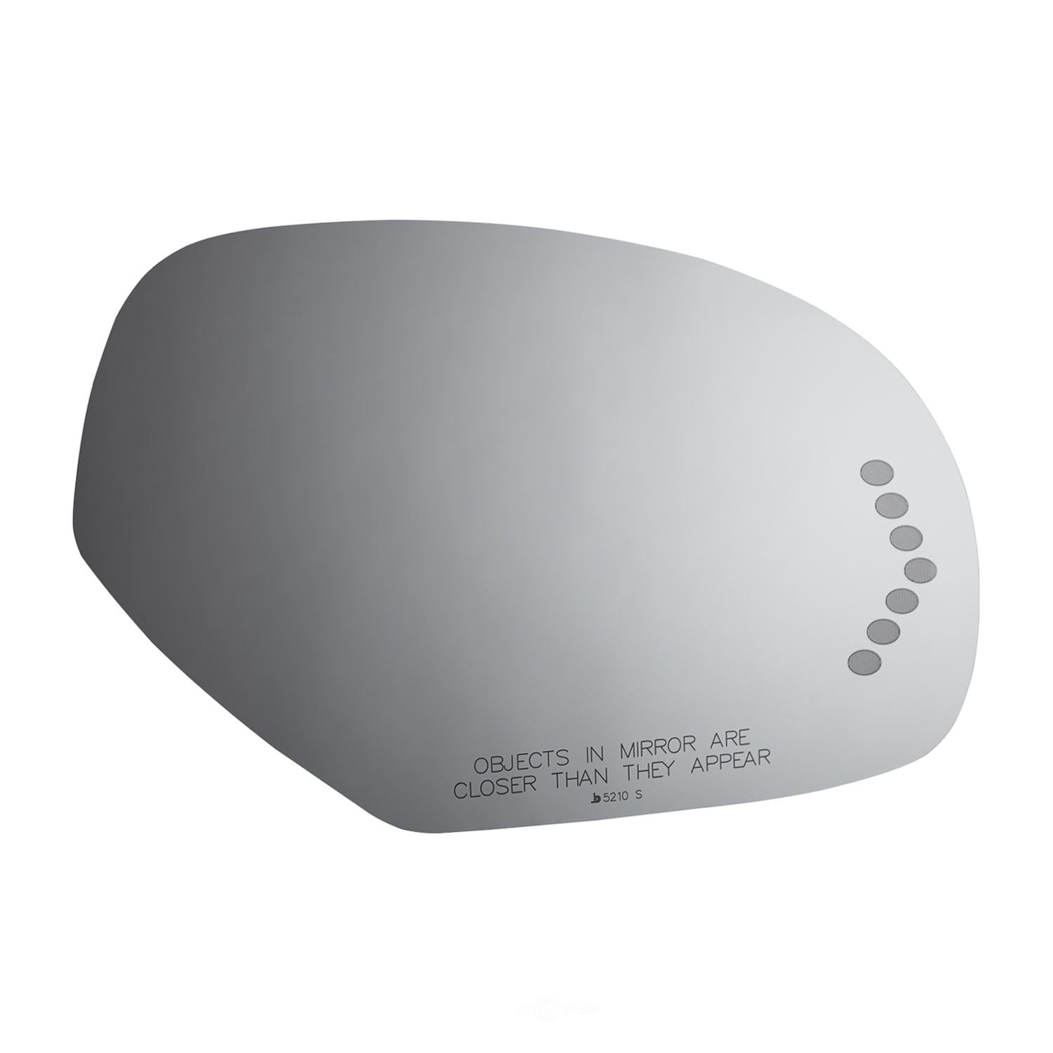 Burco Side View Mirror Replacement Glass - Clear Glass - 5210S