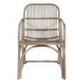 thumbnail image 3 of Pemberly Row Chaise avec Cadre en Rotin Gris Lavé et Base de Traîneau Entièrement Assemblée, 3 of 6