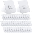 thumbnail image 1 of 60 Pcs Support Adhésif Non Perforé pour Étagère Support de Cloison de Garde-Robe Couche Fixe Crochet Support Adhésif, 1 of 5