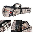 thumbnail image 4 of 24" Ukelele Bag Case Paper Pattern Oxford Backpack Adjustable Shoulder Strap Pocket 6mm Thicken Padded, 4 of 6
