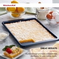 thumbnail image 4 of KitchenAid Aluminized Steel Nonstick 10x15-inch Cookie Baking Sheet Pan, Ink Blue, 4 of 10