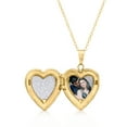 thumbnail image 4 of Ross-Simons 10kt Yellow Gold Floral Heart Locket Necklace, Women's, Adult, 4 of 7