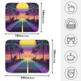 thumbnail image 7 of Yayeee Dish Drying Mat for Kitchen Counter 18" x 24" Microfiber Super Absorbent Coffee Decorative Pad, Neon Road, 7 of 7