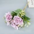 thumbnail image 4 of Flores Artificiales de Pared Xihbxyly Imitación Floral de Rosa, 4 of 5
