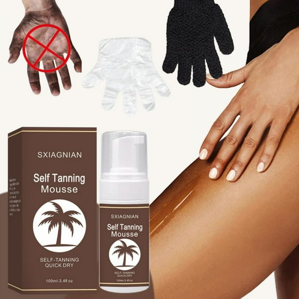 Self Tanner Mousse Medium to Dark Fake Tan Sunless Tanner, Natural