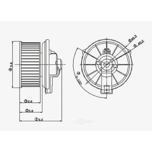 HVAC Blower Motor