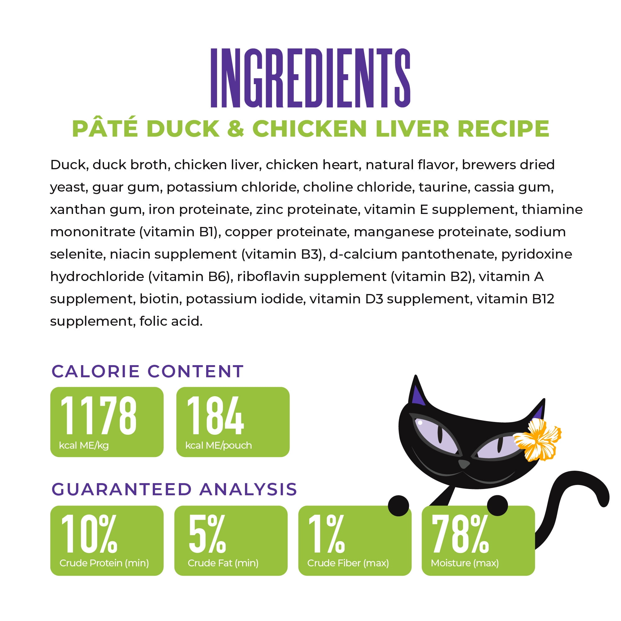 (6 pack) Tiki Cat After Dark Soft Pate Wet Cat Food, Duck & Chicken Liver Recipe, 5.5 oz. Can