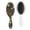 White-579, variant on Camo Hair Brush, Military Camouflage Detangler Paddle Brush, Soft Bristle Cushion Hairbrush for Wet Dry Hair, Men Women Boys Girls, Tactical Army Style Gift Idea