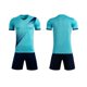 thumbnail image 1 of Odeerbi Niños Niñas Malla Rápido Seco Uniforme de Fútbol Conjunto Rayas Gradiente Impresión Camiseta Shorts Ropa Deportiva Atlética Para 5-15 Años, 1 of 6