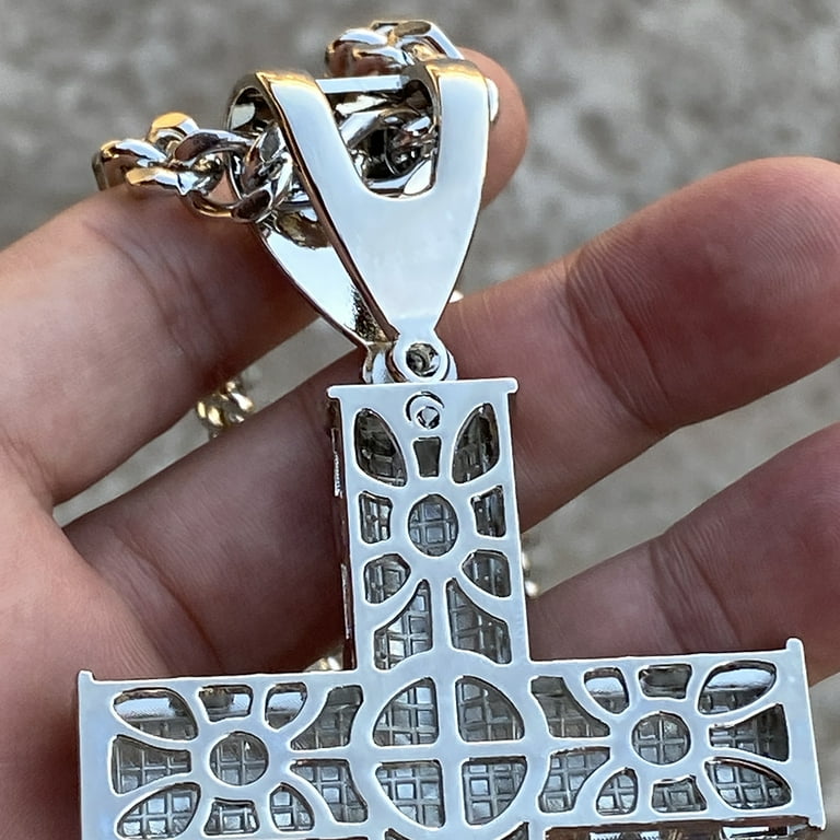 Jesus Piece Chain Silver