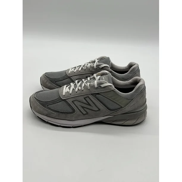 New Balance 990v5 Mens 11 D Gray Suede Low Top Athletic Shoes M990GL5