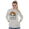 thumbnail image 5 of Betty Boop Cartoon Rainbow Quote Women's Long Sleeve T Shirt Brisco Brands S, 5 of 6