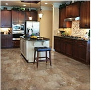 Select Surfaces Mountain Slate Click Luxury Vinyl Tile Flooring - 4 boxes.