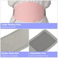 thumbnail image 4 of Amdohai Portable Heating Pad Electric Waist Belt Device Fast Heating 4 Temperature Modes with Vibration Function Massage Belt for Back Pain USB Charging Plug and Play Belly Heating Pad, 4 of 7