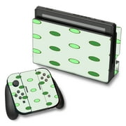 Skins Decals For Nintendo Switch Vinyl Wrap / Green Polka Dots