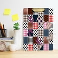 thumbnail image 5 of FMSHPON Geometric Patcwork Clipboard Hardboard Wood Nursing Clip Board and Pull for Standard A4 Letter 13x9 inches, 5 of 7