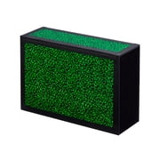 Henrys Juggling Wooden Cigar Box - Glitter Colors with Black Tape Green