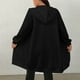 thumbnail image 4 of HongQid Women's Zip Up Hoodies Long Sleeve Long Tunic Sweatshirts Oversized Casual Waffle Fall Jacket Coat with Pocket, 4 of 5