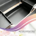 thumbnail image 5 of VER Beauty Makeup Train Case 6 Extendable Trays with Lock and Keys Cosmetics Organizers in Rose Gold Dot, 5 of 7