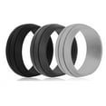 thumbnail image 3 of Women Men Flexible Silicone Wedding Ring Outdoor Sports Gym Band Fashion Gift - Flexible Comfort Sport Love Ring, 3 of 8
