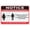 Warning Sign 4, variant on This Company Has A Zero Drug Tolerance Policy Sign 8"x12" Inch Metal Sign, Rustproof Aluminum, Multicolor