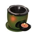 thumbnail image 1 of Quemador de aceite, calentador de cerámica, quemador de cera perfumada para meditación, cocina, dormitorio, sala de Yoga, 1 of 7