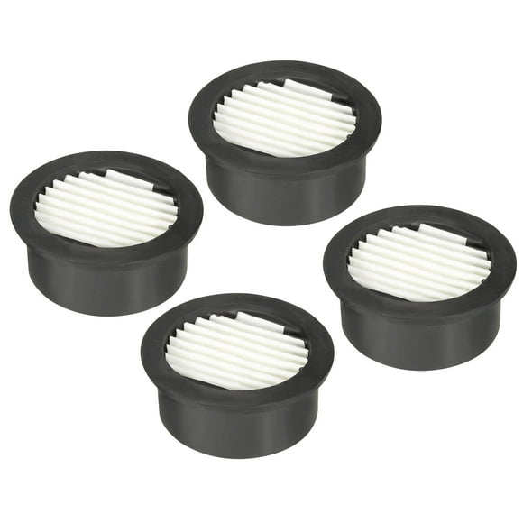 Unique Bargains Air Compressor Filter, 4 Pack Noise Reduction Air Compressor Accessories, Black, White