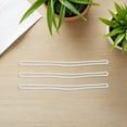 thumbnail image 4 of MOKKHNB 1 Set 100 Pcs Clear Luggage Tag Straps for Easy Tagging of Bags, 4 of 7