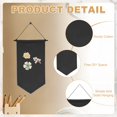 thumbnail image 3 of Uxcell Blank Canvas Banners, Pin Display Wall Banner for Home Decor, Black, 3 of 7