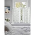 thumbnail image 3 of Sage Green Easter Bathroom Window Curtain, Watercolor Spring Bunny Eggs Light Filtering Coffee Kitchen Curtains, Bedroom Living Room Curtains 2 Panel 84"x54", 3 of 6