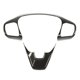 thumbnail image 1 of Embellecedor de volante de 2 uds., pegatina de panel de control estilo fibra de carbono de repuesto para Ford Bronco Sport (CX430) 2021 y posteriores, 1 of 14