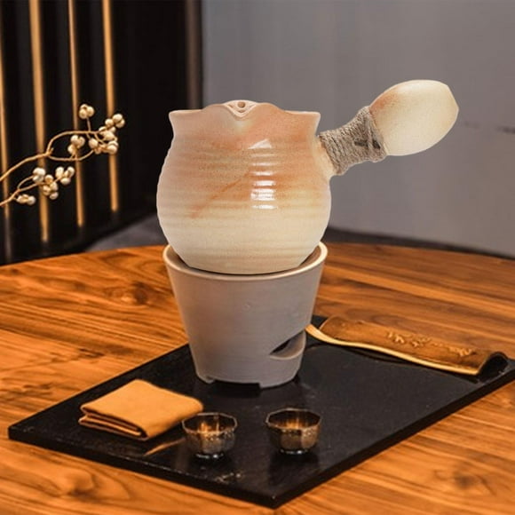 Ceramic Teapot Durable Japanese Clay Tea Pot for Tea House Restaurant Hiking