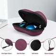 thumbnail image 2 of Funda para gafas de sol Fintie Hard EVA Shell a prueba de golpes, color morado oscuro, 2 of 9