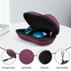 thumbnail image 2 of Funda para gafas de sol Fintie Hard EVA Shell a prueba de golpes, color morado oscuro, 2 of 9
