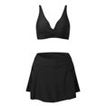 thumbnail image 6 of QHFBli Two Piece Bikini Skirt Swimsuit - 2 Piece Bathing Suits for Women High Waisted with Pockets 2031 Swimwear, 6 of 7