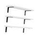 thumbnail image 5 of 3 estantes flotantes de madera para pared, decorativos, multiusos, para baño. Blanco, 5 of 9