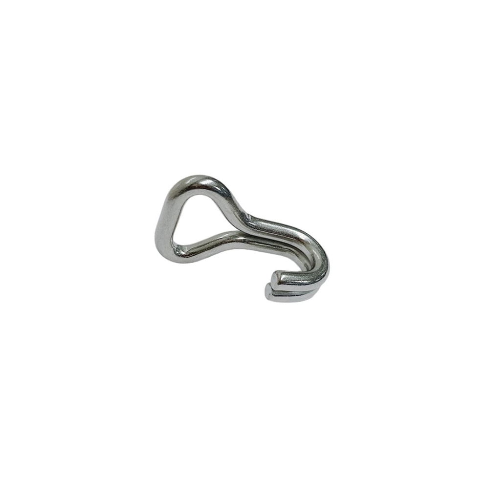 1" Marine Grade J Web Hook J Hook Rigging Stainless Steel 400 Lbs Load Cap. 4 Pc