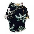 thumbnail image 1 of Monfince Hawaiian Dog Shirts Aloha Dog Shirt Pet Summer Cool Summer Hawaiian Style Leaf Flower Shirt for Small Puppy Dog Cat, 1 of 6