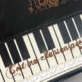 thumbnail image 6 of Vintage Piano Keyboard Pattern Crossbody Bag for Women,PU Leather Top‑Handle Shoulder Bag, Fashion Handbag for Commute, Shopping and Daily Use, 6 of 9