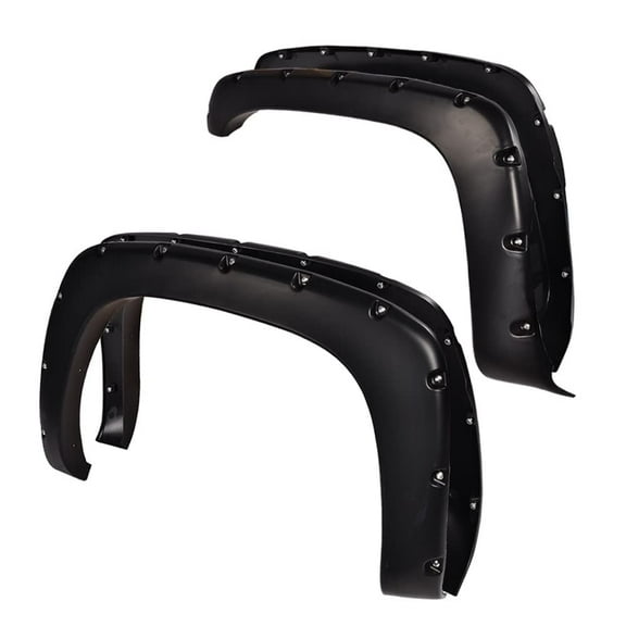 Pocket Bolt On Rivet Fender Flares 4PC Fit for 1999-2006 Chevy Silverado GMC Sierra