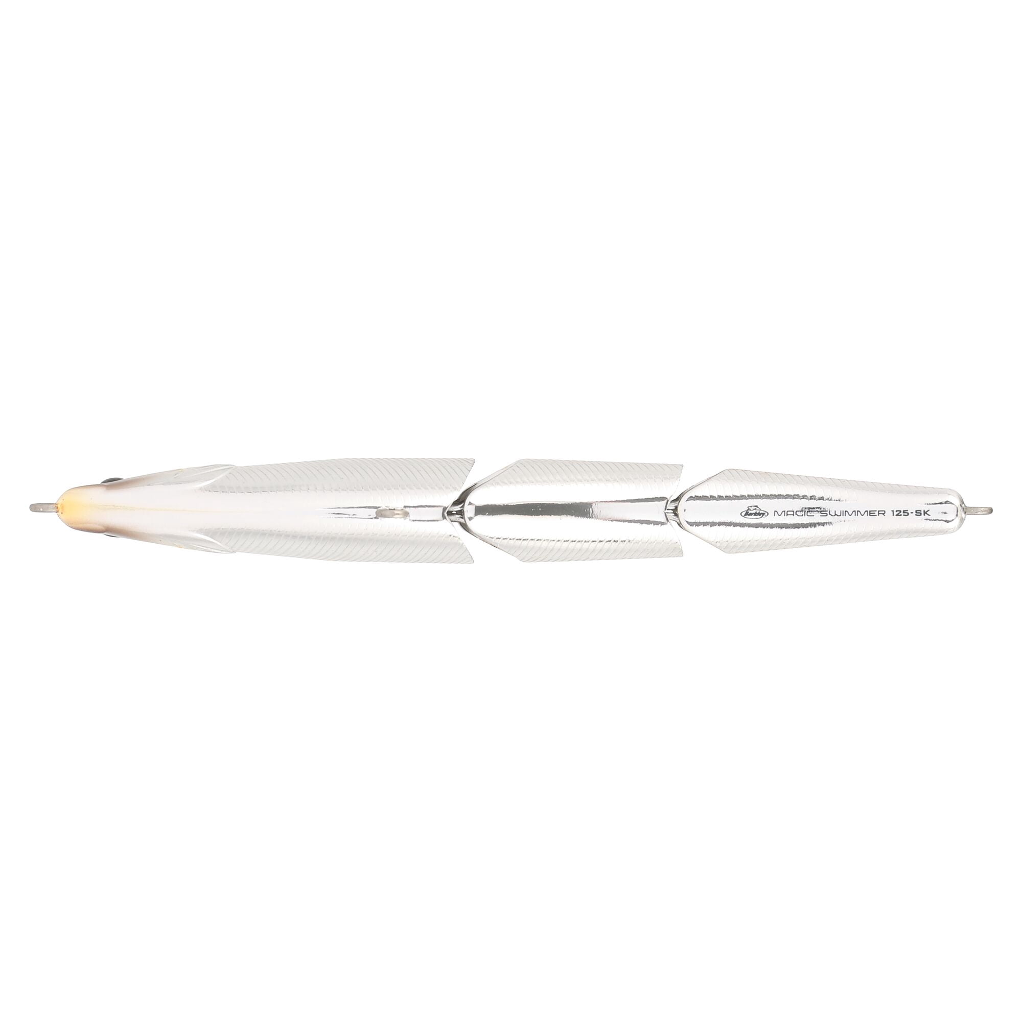 Berkley Magic Swimmer® Freshwater, 5 in, Swimbaits, Morning Dawn Chrome (1 Count)