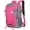 Pink, variant on Riderbag Hi Vis Reflective Bike Motorcycle Backpack Black