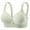 Green, variant on Women's Lace Flower Nursing Bra - Front Open No Underwire, Three-Four Button Design, US Sizes 36-46, Soft Breathable Material for Maternity
