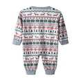 thumbnail image 4 of Ensemble de Pyjama pour Enfant Adulte Homme Femme Hibou de Noël, 4 of 5