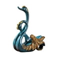 thumbnail image 4 of Soporte para Botellas de Vino BLESIY Escultura de Cisne Azul Decoración, 4 of 8