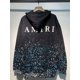 thumbnail image 2 of AMIRI otoño nuevo cielo estrellado salpicadura tinta impresión calle alta moda carta logo casual sudadera para hombres y mujeres parejas, 2 of 5