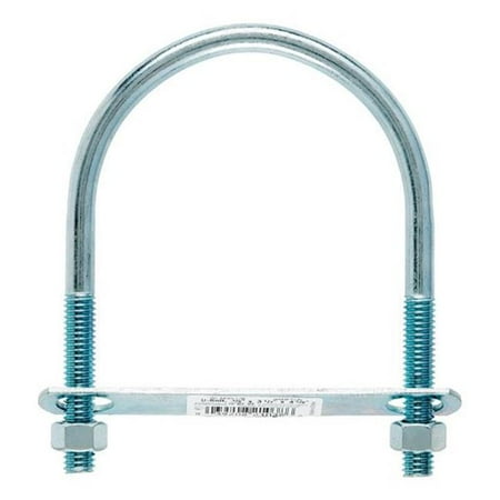 

Hampton 02-3450-128 U-Bolt Zince 0.375 x 3.5 x 4.63 in. - pack of 10