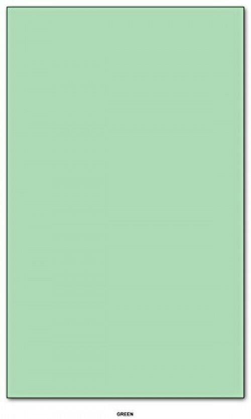 Green Color Paper 20lb. Size 8.5 X 14 Legal/Menu Size 50 Per Pack