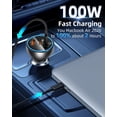 thumbnail image 3 of CJBZLCPCOO 160W USB C Car Charger, Baseus Type C Car Charger, QC5.0 PD3.0 PPS 3 Ports Super Fast Charging Car Phone Charger Adapter for iPhone 15 14 13 Pro, Samsung S22 iPad MacBook Pro, 3 of 6