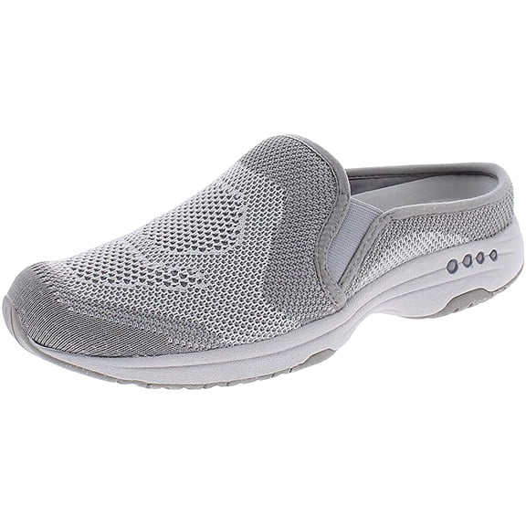Easy Spirit Womens Takeknit 2 Clog 6 X-Wide Medium Gray